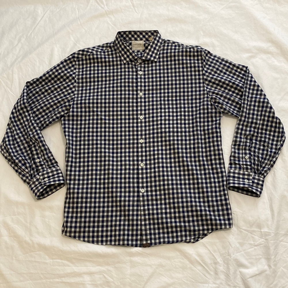 Men’s Billy Reid Standard Cut Button Down-XXL